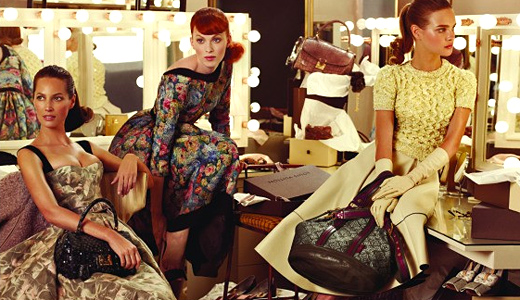 Три топ модела в едно за новата кампания на Louis Vuitton
