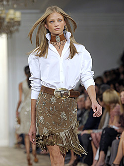 Ralph Lauren brings Wild West to NY Fashion Week