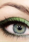 The green make-up tutorial - it's gorgeous