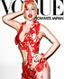 Lady Gaga posing with raw meat bikini for the cover of fashion magazine