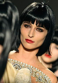 Bulgarian model in a top fashion show at Paris Fashion Week