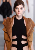 Sheer fabrics and retro-futuristic silhouettes at Paris fashion week
