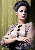 Model Geya Antonova appears in an ad of Indian multinational giant
