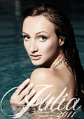 Julia Jurevich with fashion visions in a new calendar
