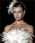 Wedding dresses with feathers and black embroidery are a total hit Wedding dresses with feathers and black embroidery are a total hit