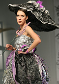 Polish students created clothes made from paper