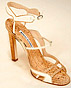 Manolo Blahnik designed shoes made from fish scale Manolo Blahnik designed shoes made from fish scale