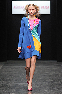 Collection of Agatha Ruiz de la Prada in the Russian Fashion Week