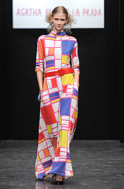 Collection of Agatha Ruiz de la Prada in the Russian Fashion Week