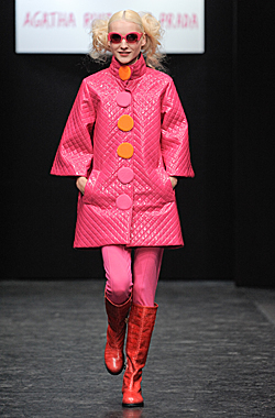 Collection of Agatha Ruiz de la Prada in the Russian Fashion Week