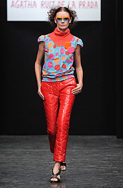 Collection of Agatha Ruiz de la Prada in the Russian Fashion Week