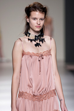 Lydia Delgado triumphed at Madrid fashion week