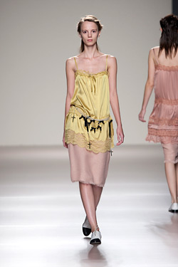 Lydia Delgado triumphed at Madrid fashion week