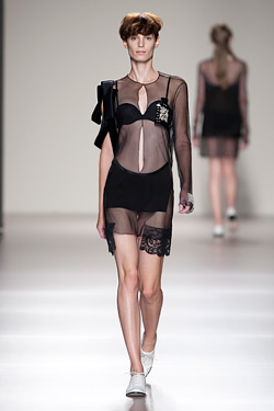 Lydia Delgado triumphed at Madrid fashion week