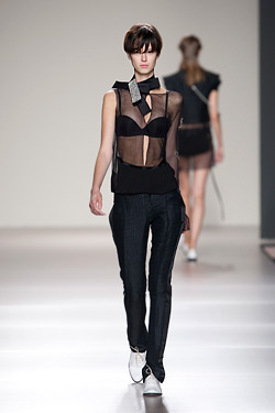 Lydia Delgado triumphed at Madrid fashion week