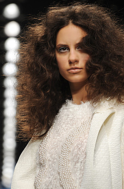  
Bulgarian model opened a fashion show during London Fashion Week 