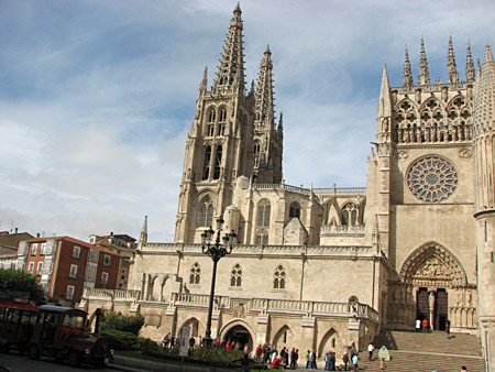 The cathedral in Burgos