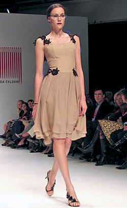 Esther Noriega showed her new Spring-Summer 2010 collection in Castilla y Leon fashion week