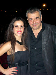 Elitsa Todorova and Lubomir Stoykov at the concert of Lili Ivanova in Olympia Hall