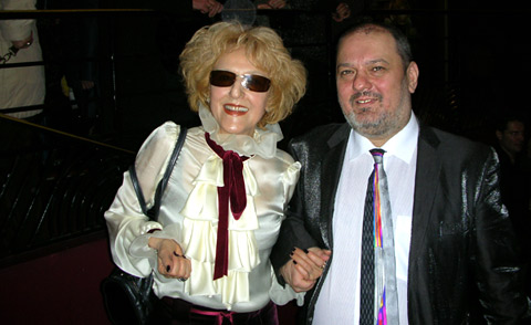 Lili Cherveniakova together with her son Kamen at the concert of Lili Ivanova in Olympia Hall 