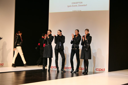 Markam fashion walked like The Queen`s warrior at the CPD trend show in Dusseldorf