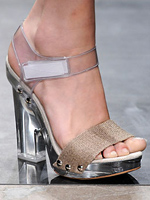   Prada's shoes symbolize the end of recession 