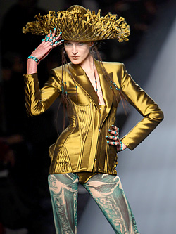 Jean Paul Gaultier presented his Spring/Summer 2010 Haute Couture