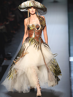 Jean Paul Gaultier presented his Spring/Summer 2010 Haute Couture ...