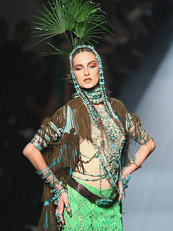 Jean Paul Gaultier presented his Spring/Summer 2010 Haute Couture ...