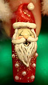Christmas manicure 