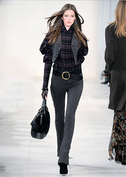The new Fall/Winter 2010 collection of Ralph Lauren 