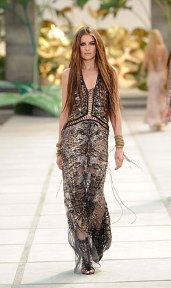 Roberto Cavalli's Jungle Collection conquer Milan