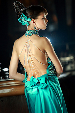 Turquoise dress for prom 2010