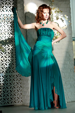 Turquoise dress for prom 2010