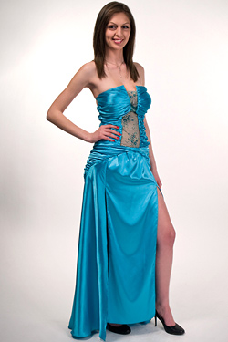 Turquoise dress for prom 2010