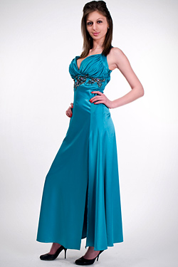 Turquoise dress for prom 2010