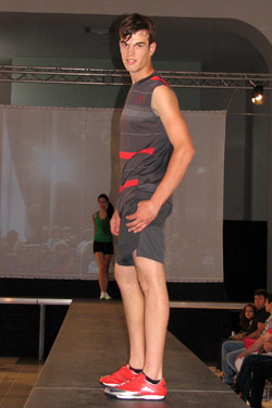 Sports garments were shown in Rousse