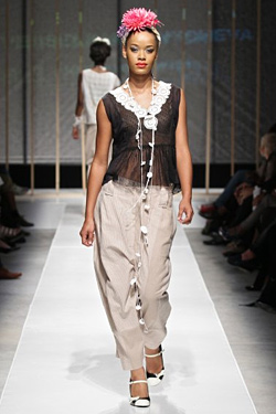Spring-Summer 2011 collection by Vesselina Pencheva, inspired by the paintings of Frida Kahlo