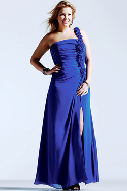 Prom dress in blue