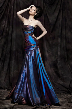 Prom dress in blue