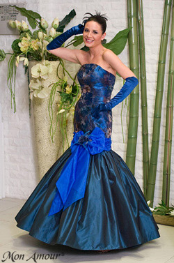 Prom dress in blue