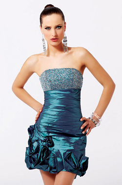 Prom dress in blue