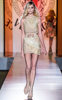 Donatela Versace presented collection Fall-Winter 2012-2013 at Paris Haute Couture Fashion Week