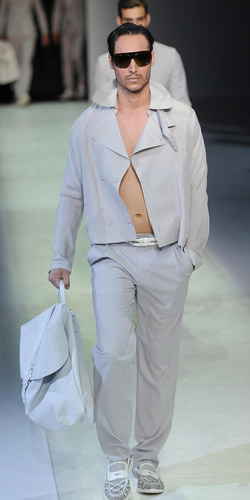 Armani's collection for Spring/Summer 2014