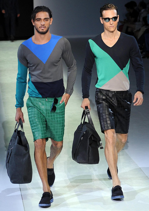 Armani's collection for Spring/Summer 2014