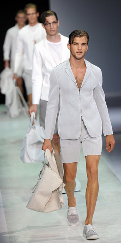 Armani's collection for Spring/Summer 2014