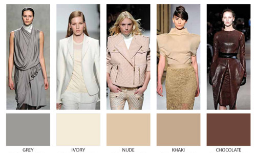 Fashion trends through the colors