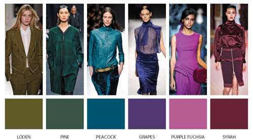 Fashion trends through the colors
