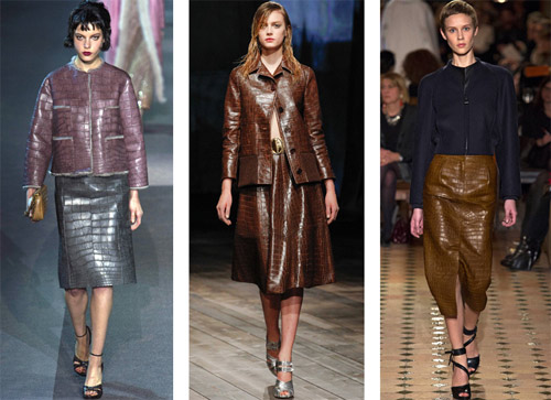 Women's trends Fall/Winter 2013-2014 inspired from the catwalk