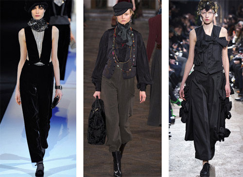 Women's trends Fall/Winter 2013-2014 inspired from the catwalk 